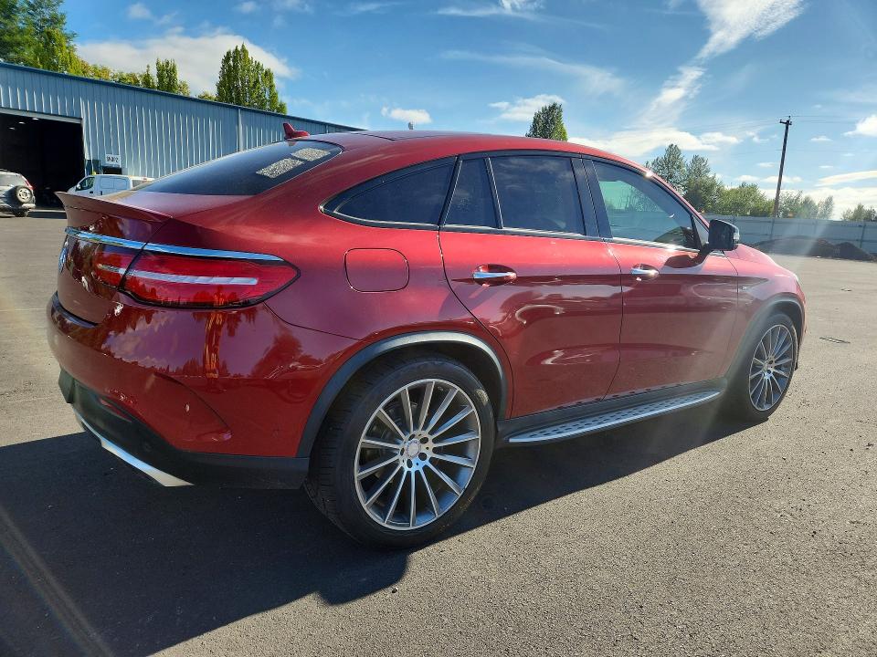2016 Mercedes-benz Gle coupe VIN 4JGED6EB1GA042359 COPART salvage auction — MINOR DENT/SCRATCHES, Mt - Certificate Of Title (P), sold $17,400 on 2026-07-22 (photo 3)