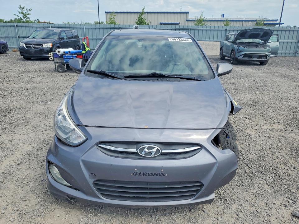 2016 Hyundai Accent VIN KMHCT5AE5GU259397 COPART salvage auction — FRONT END, ON - PERMIT NO BRAND - UNFIT, sold $225 on 2026-07-21 (photo 5)