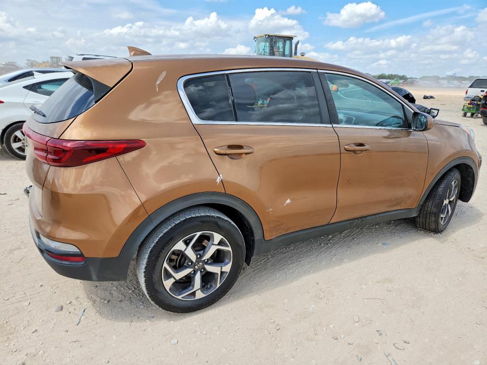 2020 Kia Sportage VIN KNDPM3AC9L7700592 COPART salvage auction — HAIL, TX - CERTIFICATE OF TITLE, sold $3,700 on 2026-07-30 (photo 3)