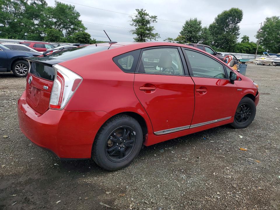 2013 Toyota Prius VIN JTDKN3DU7D1629327 COPART salvage auction — FRONT END, NJ - CERT OF TITLE-SALVAGE (P), sold $1,300 on 2026-07-08 (photo 3)