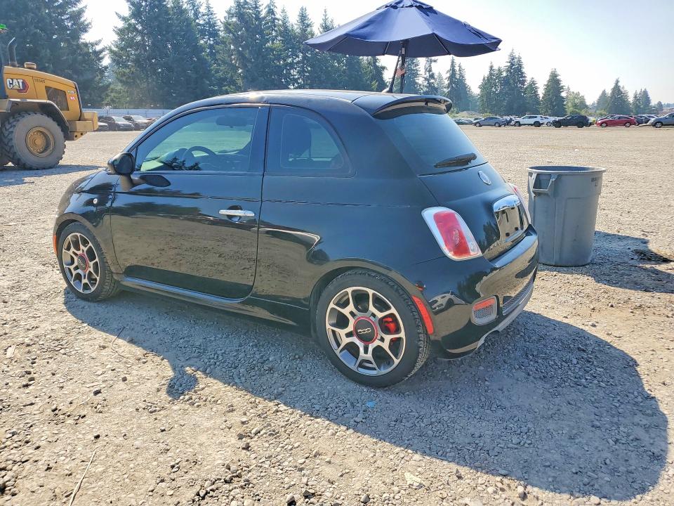 2015 Fiat 500 VIN 3C3CFFBR7FT500375 COPART salvage auction — SIDE, Wa - Vehicle Cert Of Ownership-Titl, sold $400 on 2026-08-18 (photo 2)