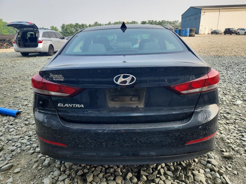 2017 Hyundai Elantra VIN KMHD84LFXHU206122 COPART salvage auction — FRONT END, NJ - CERT OF TITLE-SALVAGE (P), sold $850 on 2026-07-27 (photo 6)