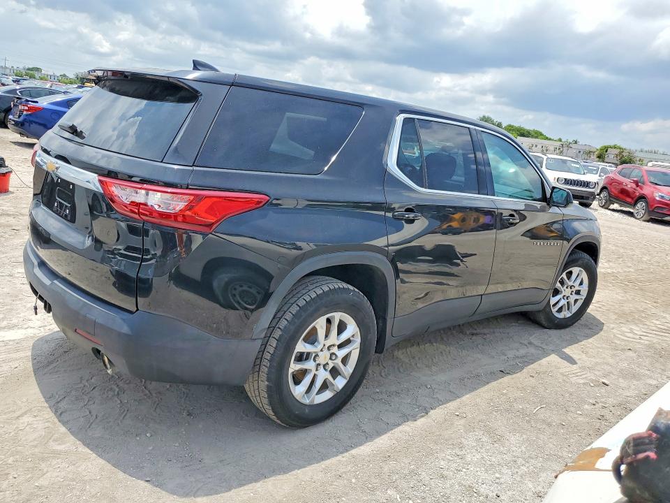 2019 Chevrolet Traverse VIN 1GNERFKW6KJ111558 COPART salvage auction — WATER/FLOOD, Fl - Certificate Of Destruction, sold $4,900 on 2026-07-09 (photo 3)