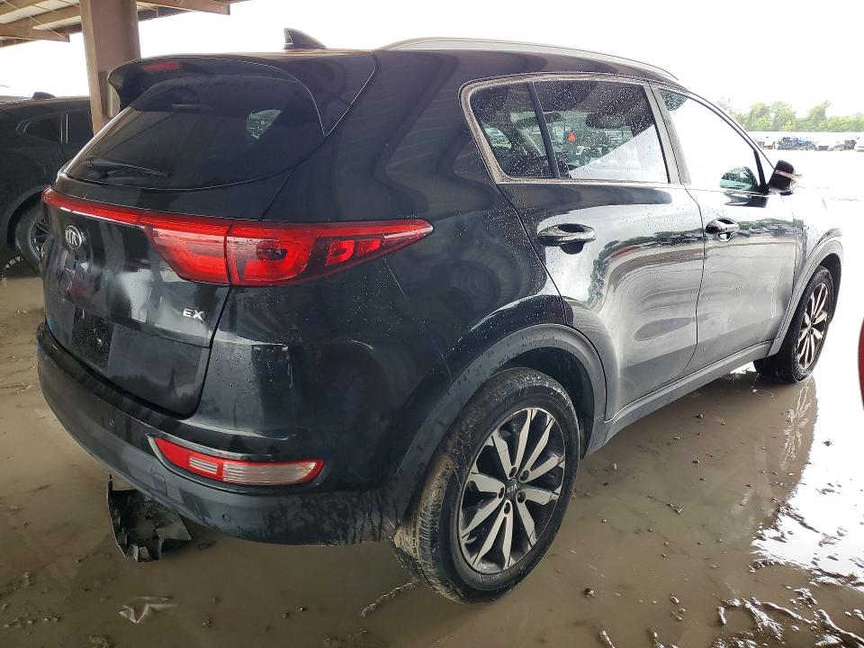 2017 Kia Sportage VIN KNDPNCAC4H7229486 COPART salvage auction — SIDE, Tx - Certificate Of Title, sold $2,700 on 2026-07-17 (photo 3)