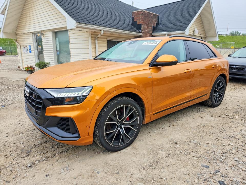 2020 Audi Q8 VIN WA1FVAF18LD022109 COPART salvage auction — MECHANICAL, Oh - Certificate Of Title (P), sold $19,700 on 2026-07-29 (photo 1)