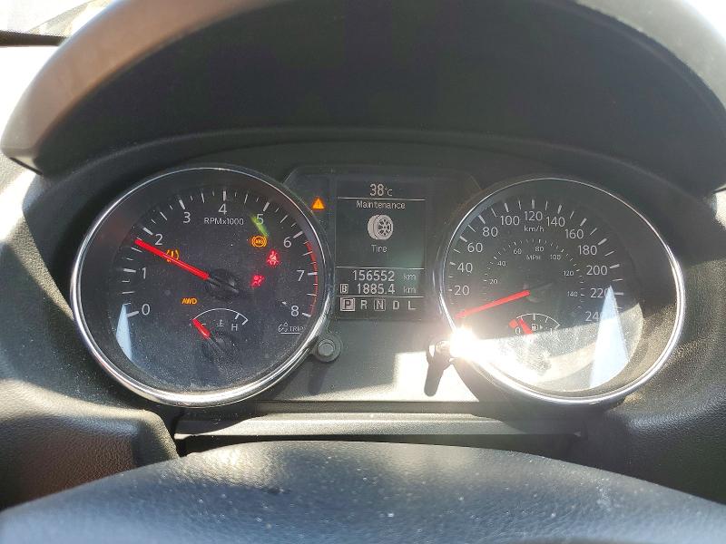 2013 Nissan Rogue sport VIN JN8AS5MV5DW142627 COPART salvage auction — FRONT END, On - Permit No Brand - Unfit, sold $125 on 2026-07-28 (photo 9)