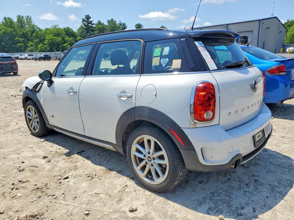 2016 Mini Cooper VIN WMWZC5C59GWU21383 COPART salvage auction — FRONT END, Ma - Cert Of Title-Reconstrctd Coll, sold $1,150 on 2026-07-27 (photo 2)