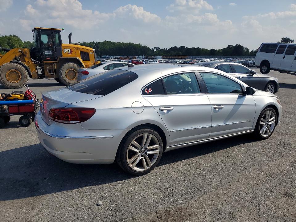 2014 Volkswagen Cc VIN WVWRP7AN9EE523517 COPART salvage auction — FRONT END, Pa - Cert Of Title, sold $1,100 on 2026-07-14 (photo 3)