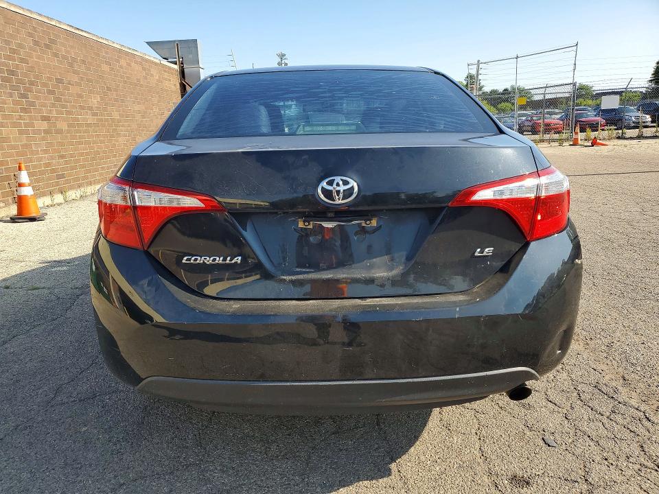 2016 Toyota Corolla VIN 5YFBURHE2GP419243 COPART salvage auction — FRONT END, TX - CERTIFICATE OF TITLE, sold $275 on 2026-07-27 (photo 6)