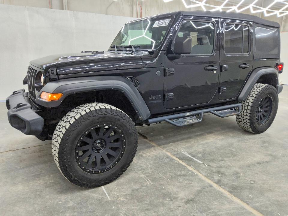 2022 Jeep Wrangler unlimited VIN 1C4HJXDG2NW180358 — COPART salvage auction photo