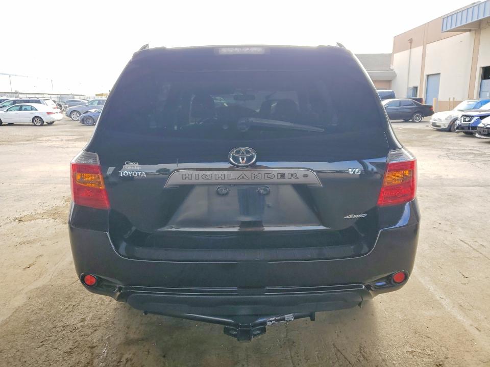 2008 Toyota Highlander VIN JTEES43A282099766 COPART salvage auction — FRONT END, CA - SALVAGE CERTIFICATE, sold $1,400 on 2026-07-14 (photo 6)