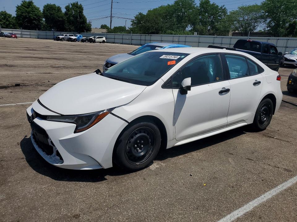 2021 Toyota Corolla VIN 5YFEPMAE6MP158860 COPART salvage auction — FRONT END, Oh - Cert Of Title-Salvage, sold $3,350 on 2026-07-15 (photo 1)