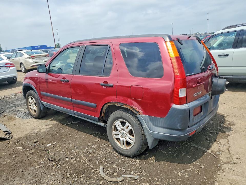 2002 Honda Cr-v VIN JHLRD78862C017968 COPART salvage auction — REAR END, Mi - Certificate Of Title, sold $325 on 2026-07-28 (photo 2)