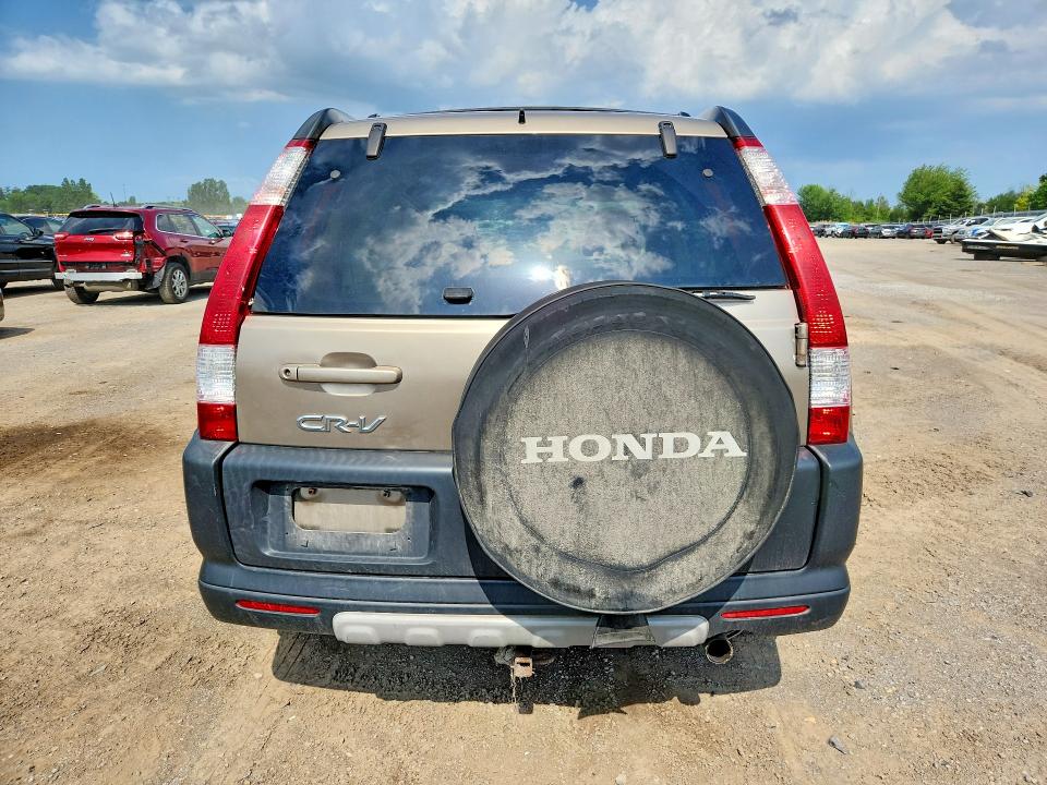 2006 Honda Cr-v VIN JHLRD78546C809600 COPART salvage auction — SIDE, On - Permit No Brand - Unfit, sold $550 on 2026-07-16 (photo 6)