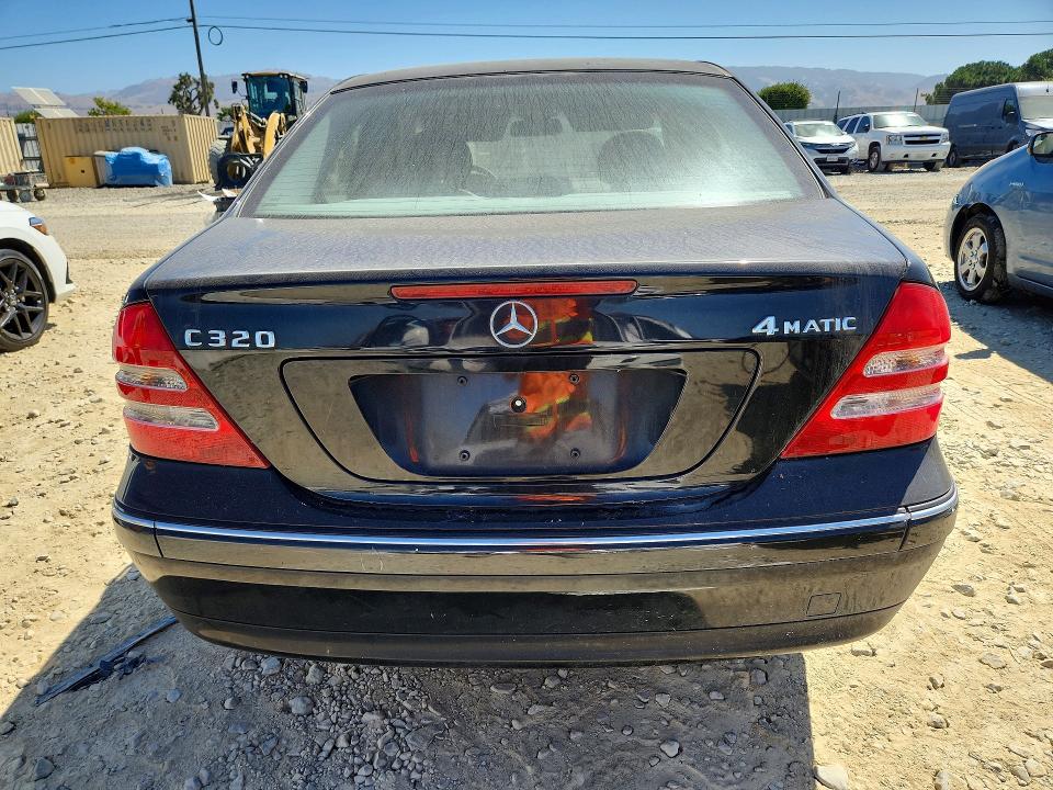 2003 Mercedes-benz C class VIN WDBRF84J53F438620 COPART salvage auction — FRONT END, CA - DIS/DLR/EXP ONLY CLEAN TITLE, sold $325 on 2026-08-20 (photo 6)