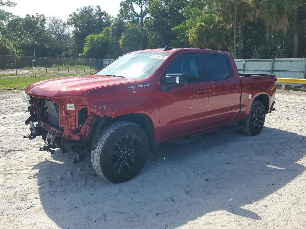2025 Chevrolet Silverado 1500 VIN 1GCPADED8SZ219575 — COPART salvage auction photo