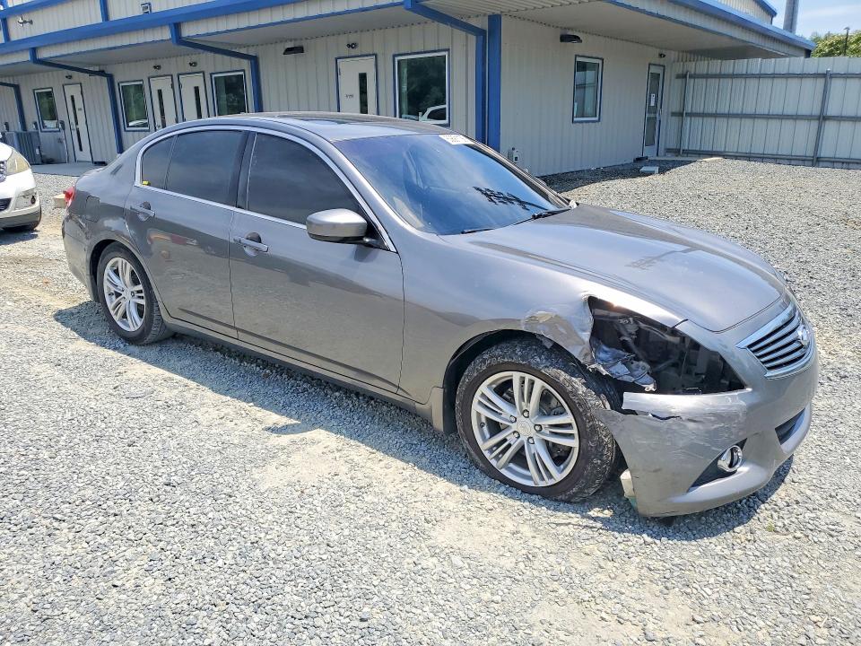 2013 Infiniti VIN JN1CV6AP8DM710360 COPART salvage auction — FRONT END, Nc - Salvage Certificate Of Title, sold $625 on 2026-07-30 (photo 4)