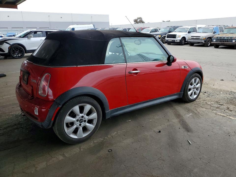 2006 Mini Cooper VIN WMWRH33546TF89179 COPART salvage auction — REAR END, CA - DIS/DLR/EXP ONLY CLEAN TITLE, sold $2,800 on 2026-07-14 (photo 3)