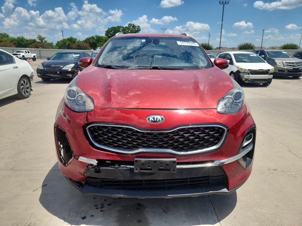 2020 Kia Sportage VIN KNDPN3AC7L7641376 COPART salvage auction — FRONT END, Tx - Certificate Of Title (P), sold $800 on 2026-07-23 (photo 5)