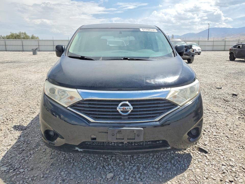 2012 Nissan Quest VIN JN8AE2KP1C9034660 COPART salvage auction — REAR END, Ut - Certificate Of Title, sold $150 on 2026-07-28 (photo 5)