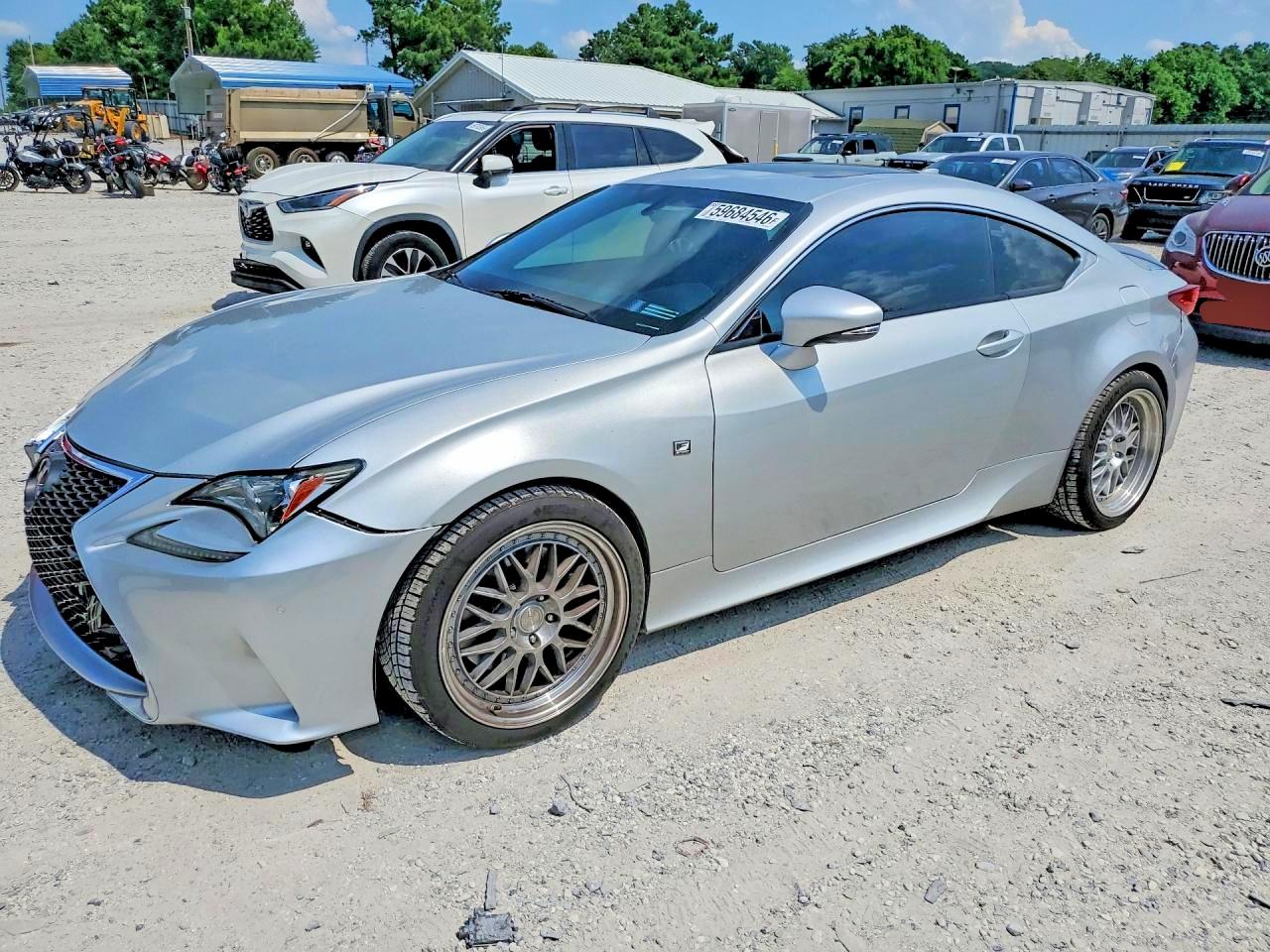2015 Lexus RC 350 VIN JTHHE5BCXF5002745 — COPART salvage auction photo