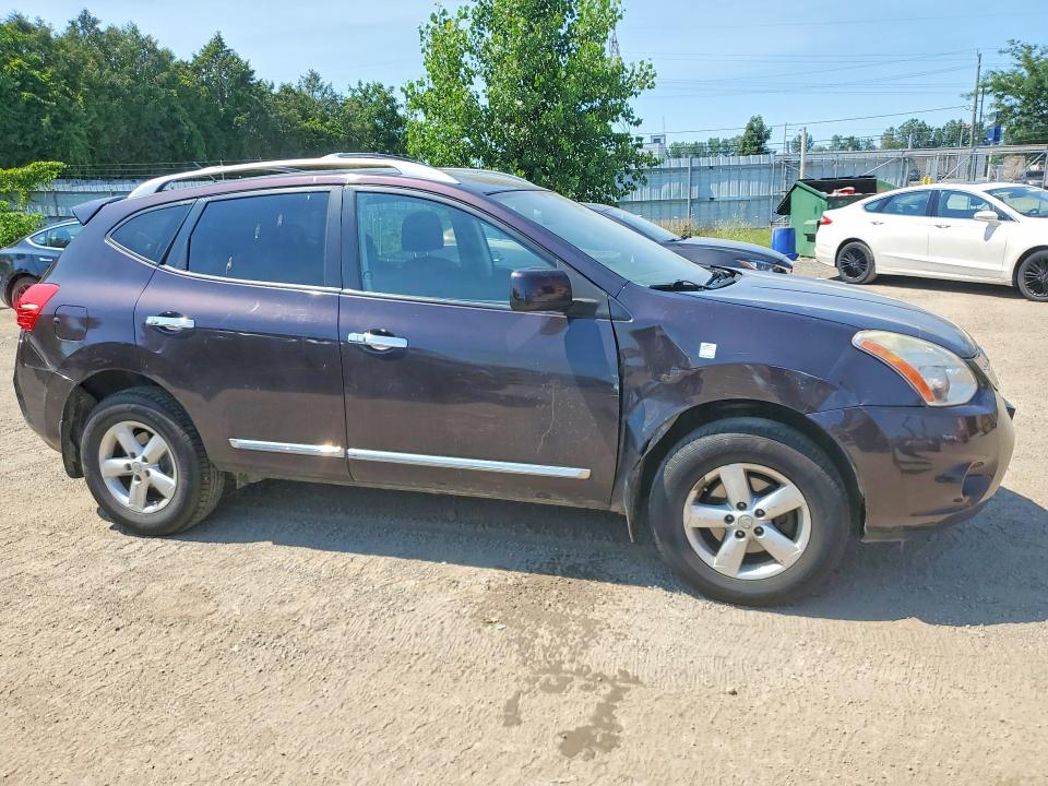 2013 Nissan Rogue sport VIN JN8AS5MV5DW142627 COPART salvage auction — FRONT END, On - Permit No Brand - Unfit, sold $125 on 2026-07-28 (photo 4)