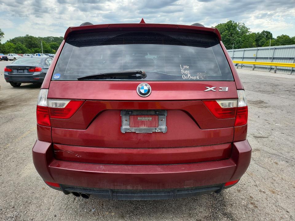 2009 BMW X3 VIN WBXPC93499WJ29845 COPART salvage auction — NORMAL WEAR, MO - CERTIFICATE OF TITLE, sold $575 on 2026-07-29 (photo 6)