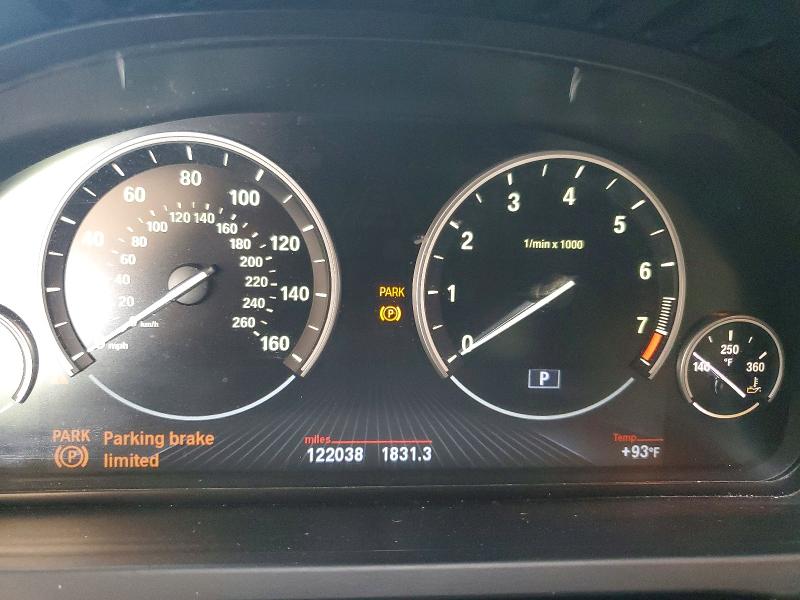 2013 BMW 7er VIN WBAYF8C56DDE59328 COPART salvage auction — FRONT END, Pa - Certificate Of Salvage, sold $425 on 2026-07-29 (photo 9)