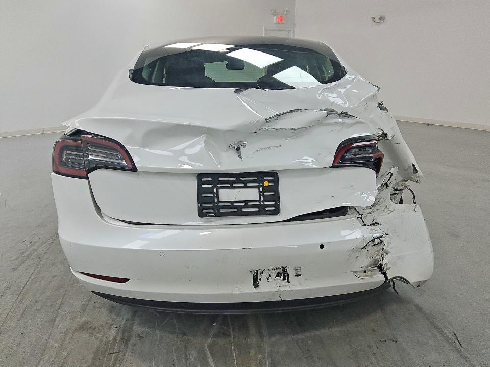 2021 Tesla Model 3 VIN 5YJ3E1EA6MF020914 COPART salvage auction — REAR END, Wv - Certificate Of Title, sold $2,200 on 2026-07-28 (photo 6)