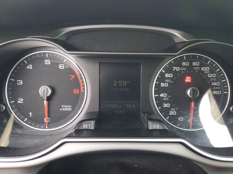 2014 Audi A4 allroad VIN WA1UFAFL9EA091868 COPART salvage auction — MECHANICAL, MA - CERTIFICATE OF TITLE, sold $525 on 2026-07-29 (photo 9)