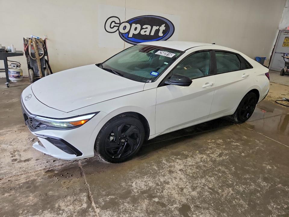 2026 Hyundai Elantra VIN KMHLM4DG6TU236662 COPART salvage auction — FRONT END, Tx - Certificate Of Title (P), sold $1,100 on 2026-07-27 (photo 1)