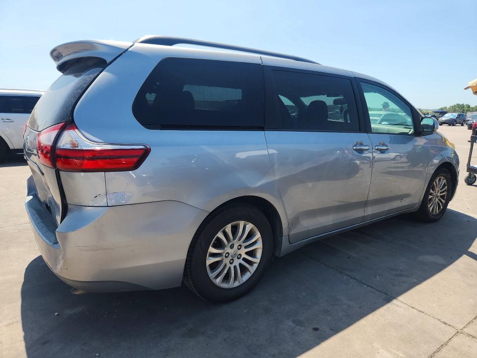 2016 Toyota Sienna VIN 5TDYK3DC3GS716241 COPART salvage auction — FRONT END, Tx - Salvage Vehicle Title, sold $2,800 on 2026-07-13 (photo 3)