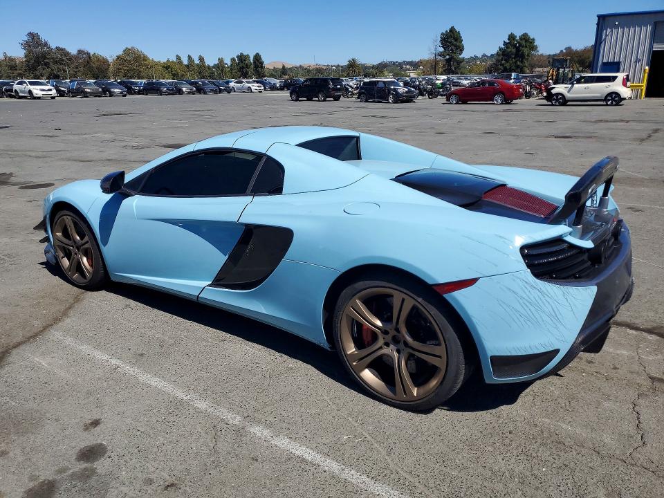 2013 Mclaren Mp4-12c VIN SBM11BAA4DW002588 COPART salvage auction — SIDE, Ca - Salvage Certificate, sold $41,750 on 2026-10-02 (photo 2)