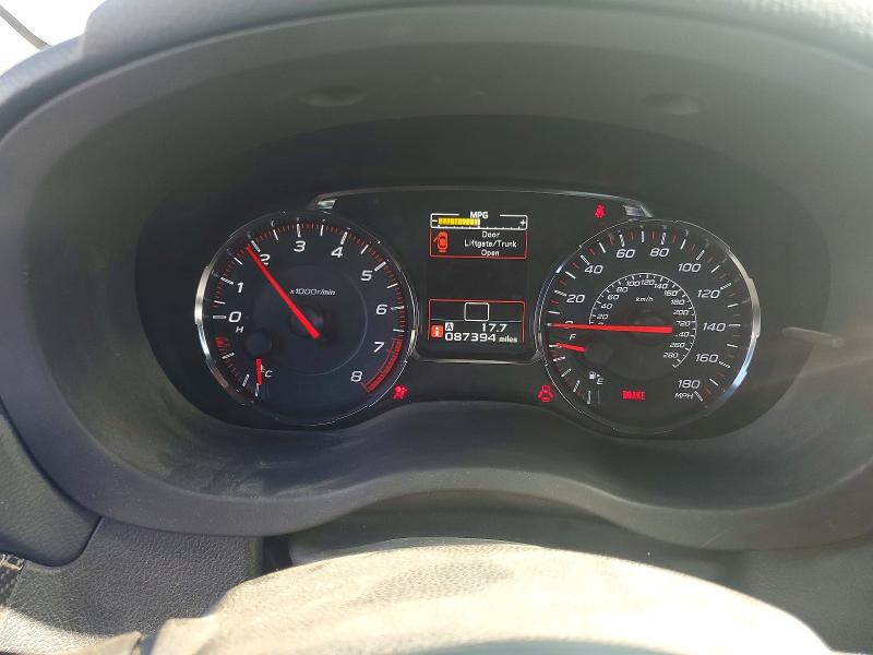 2020 Subaru Wrx VIN JF1VA1A67L9815555 COPART salvage auction — FRONT END, Ca - Dis/Dlr/Exp Only Clean Title, sold $1,300 on 2026-07-23 (photo 9)