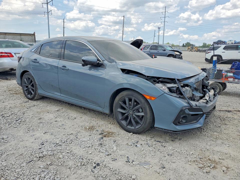2021 Honda Civic VIN SHHFK7H6XMU218295 COPART salvage auction — FRONT END, Oh - Cert Of Title-Salvage, sold $3,250 on 2026-07-24 (photo 4)
