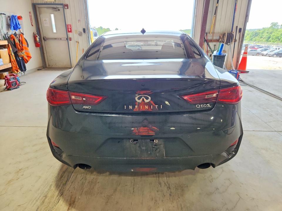 2018 Infiniti Q60 VIN JN1EV7EL1JM390543 COPART salvage auction — FRONT END, Pa - Certificate Of Salvage, sold $4,150 on 2026-07-31 (photo 6)