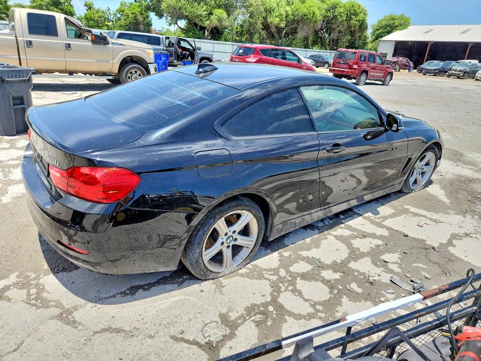 2014 BMW 4er VIN WBA3N7C51EF719757 COPART salvage auction — MECHANICAL, Tx - Cert Of Title-Rebuilt Salvage (P), sold $475 on 2026-07-28 (photo 3)