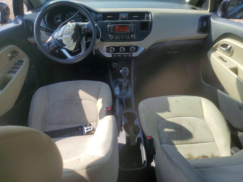 2013 Kia Rio VIN KNADM5A31D6288686 COPART salvage auction — FRONT END, Md - Cert Of Salvage > 75% Damage, sold $125 on 2026-07-30 (photo 8)
