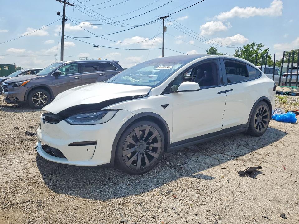 2022 Tesla Model x VIN 7SAXCDE51NF341534 — COPART salvage auction photo