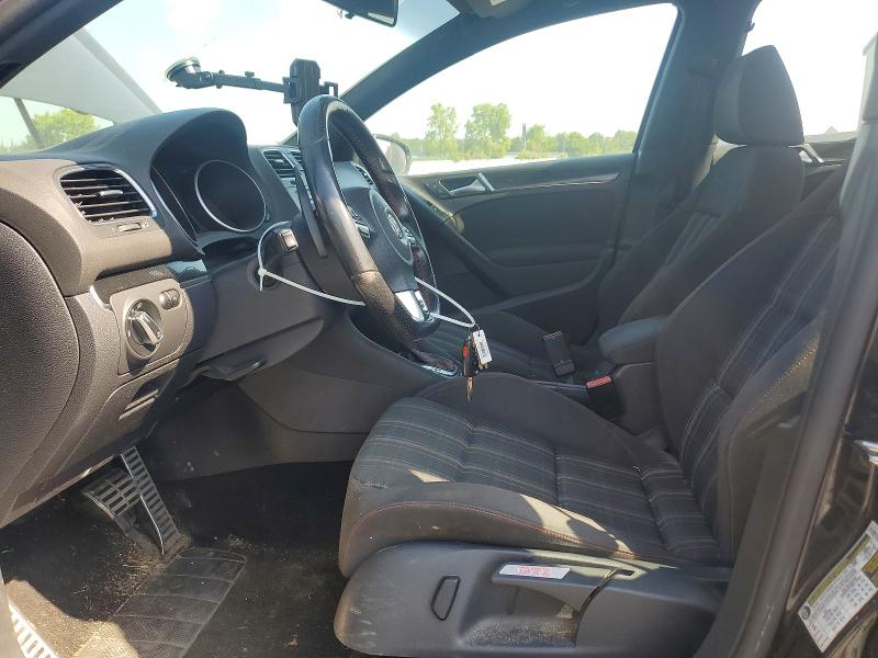 2014 Volkswagen Gti VIN WVWHD7AJ8EW010710 COPART salvage auction — FRONT END, Oh - Cert Of Title-Salvage, sold $1,600 on 2026-08-10 (photo 7)