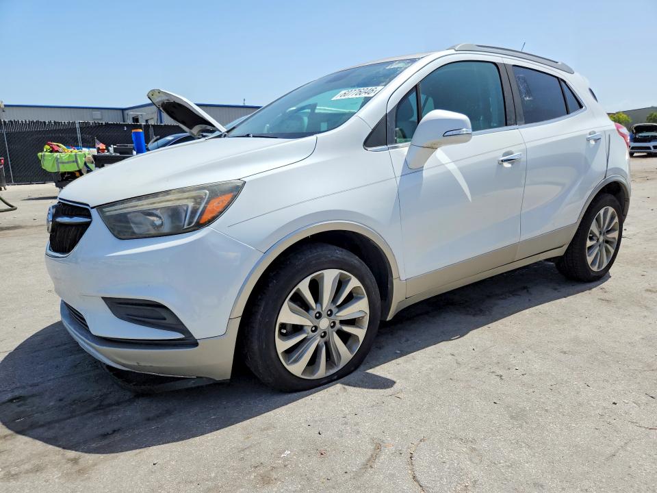 2018 Buick Encore VIN KL4CJASB6JB578893 COPART salvage auction — MECHANICAL, In - Certificate Of Title, sold $2,450 on 2026-07-30 (photo 1)
