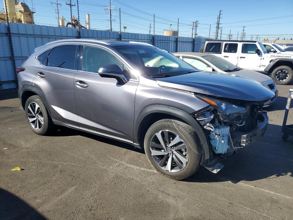 2019 Lexus Nx VIN JTJBARBZ0K2187265 COPART salvage auction — FRONT END, Ca - Salvage Certificate, sold $7,700 on 2026-07-20 (photo 4)