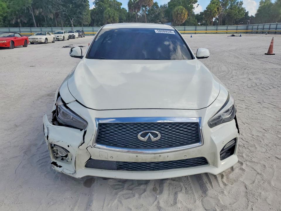 2017 Infiniti Q50 VIN JN1FV7AR7HM870756 COPART salvage auction — FRONT END, Va - Certificate Of Title, sold $4,000 on 2026-07-08 (photo 5)
