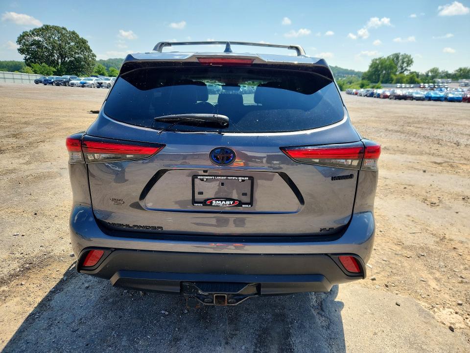 2023 Toyota VIN 5TDKBRCH4PS577498 COPART salvage auction — HAIL, Wi - Cert Of Title-Claim Paid, sold $22,900 on 2026-07-14 (photo 6)