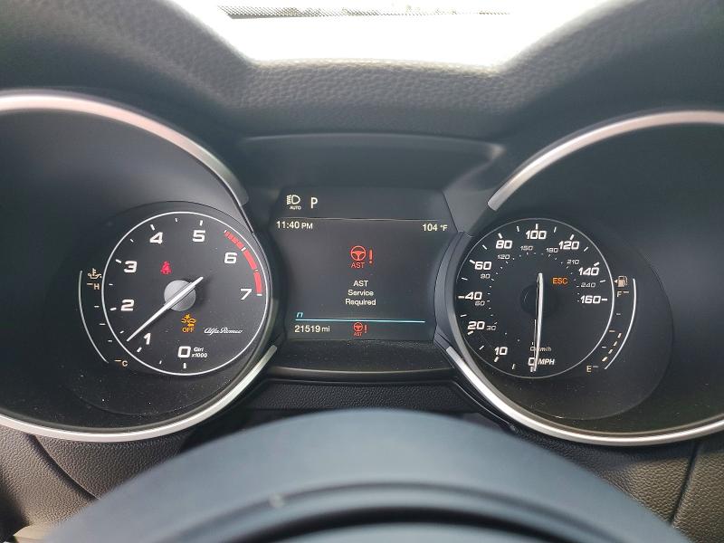 2022 Alfa romeo Stelvio VIN ZASPAJANXN7D27460 COPART salvage auction — FRONT END, Fl - Cert Of Title Slvg Rebuildable, sold $5,200 on 2026-08-05 (photo 9)