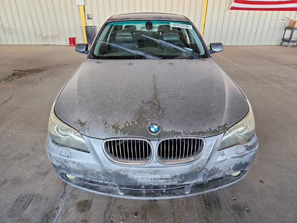 2007 BMW 5 series VIN WBANE53537CY04441 COPART salvage auction — REAR END, Az - Cert Of Title-Restored Salvage (P), sold $475 on 2026-07-29 (photo 5)