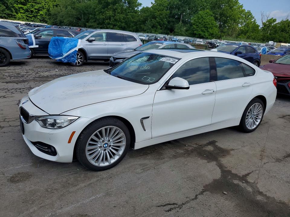 2016 BMW 4er VIN WBA4C9C50GG140942 COPART salvage auction — FRONT END, NY - MV-907A SALVAGE CERTIFICATE, sold $2,400 on 2026-07-28 (photo 1)