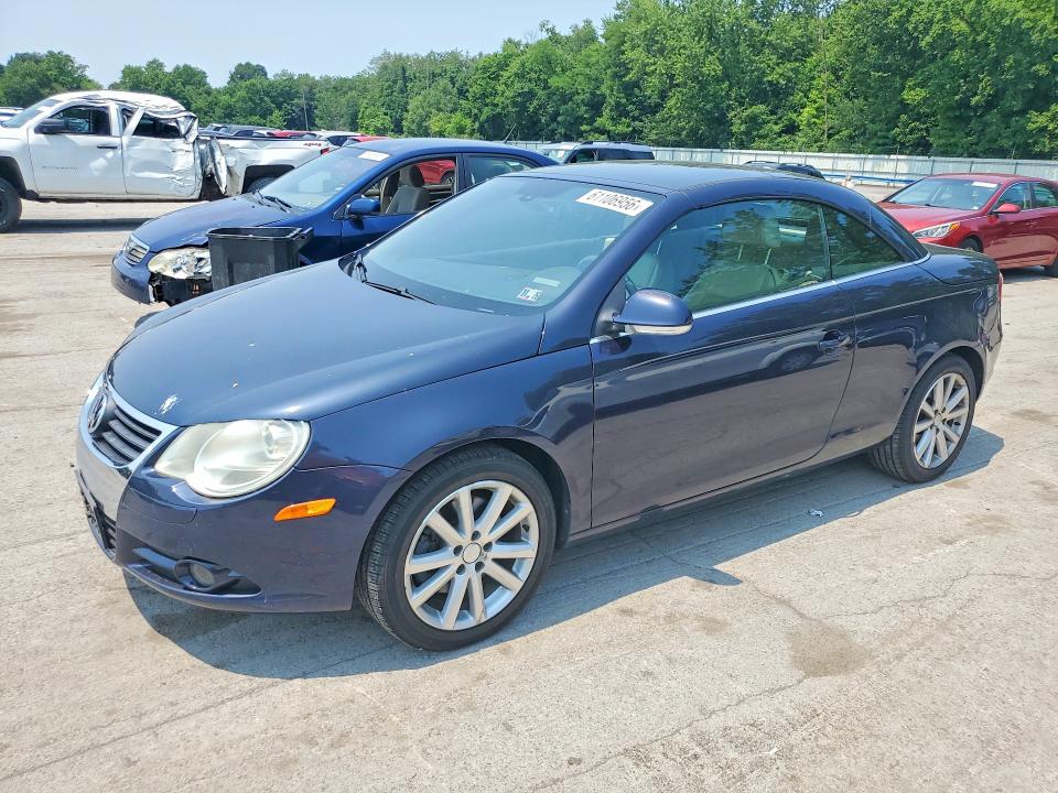 2007 Volkswagen Eos VIN WVWFA71F67V023234 COPART salvage auction — SIDE, PA - CERTIFICATE OF SALVAGE, sold $1,200 on 2026-08-13 (photo 1)
