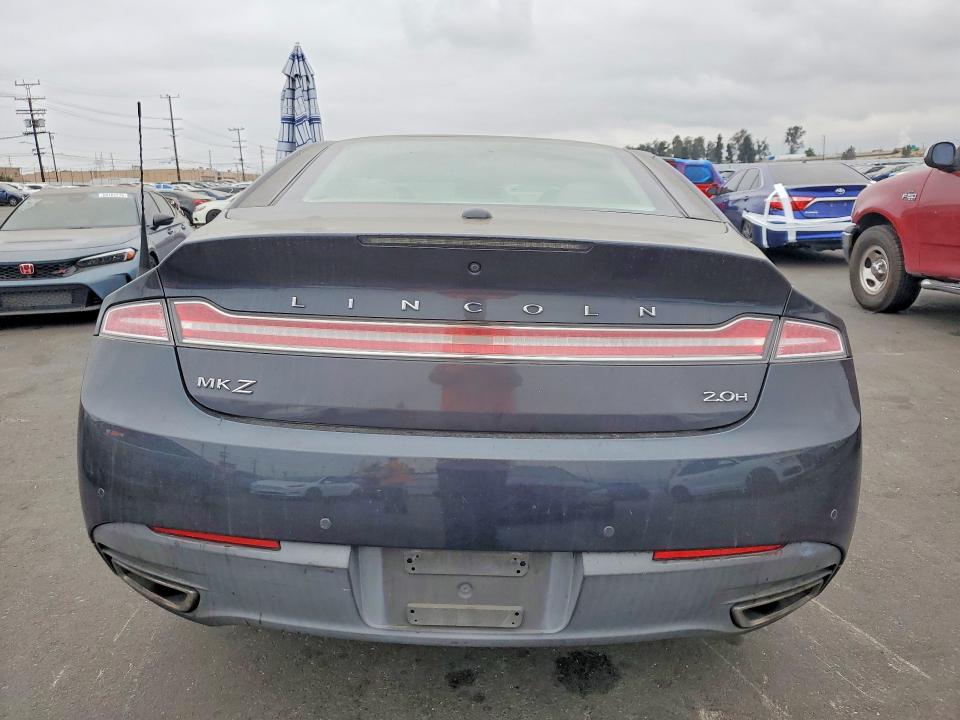 2014 Lincoln Mkz VIN 3LN6L2LU6ER833834 COPART salvage auction — FRONT END, CA - SALVAGE CERTIFICATE, sold $225 on 2026-07-22 (photo 6)