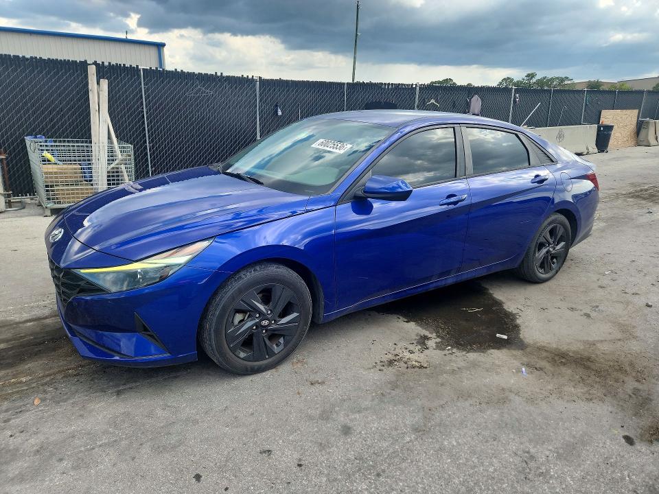 2022 Hyundai Elantra VIN KMHLM4AG4NU312967 COPART salvage auction — SIDE, Fl - Cert Of Title Slvg Rebuildable, sold $375 on 2026-07-28 (photo 1)
